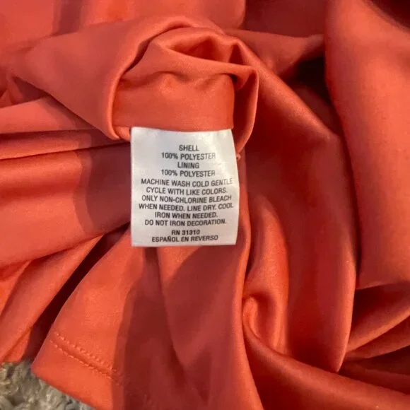 Thalia Sodi Coral Chain Halter Asymmetrical Dress L - Picture 10 of 10